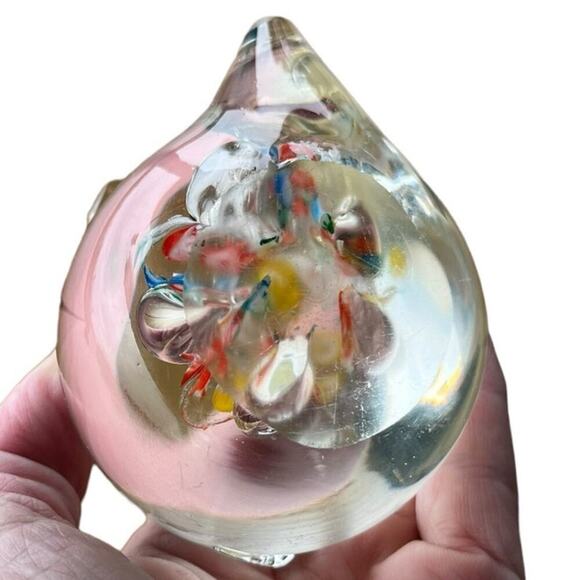 Hand Blown Glass Piglet Paper Weight - Picture 5 of 5